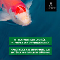 Koi All Seasons Pro | 8,4 kg | Eimer | hochwertiges Schwimmfutter | FIVE ELEMENTS