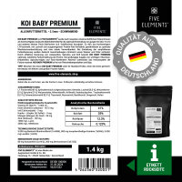 Koi Baby Premium | 1,4 kg | Beutel | Futter für junge Koi | FIVE ELEMENTS