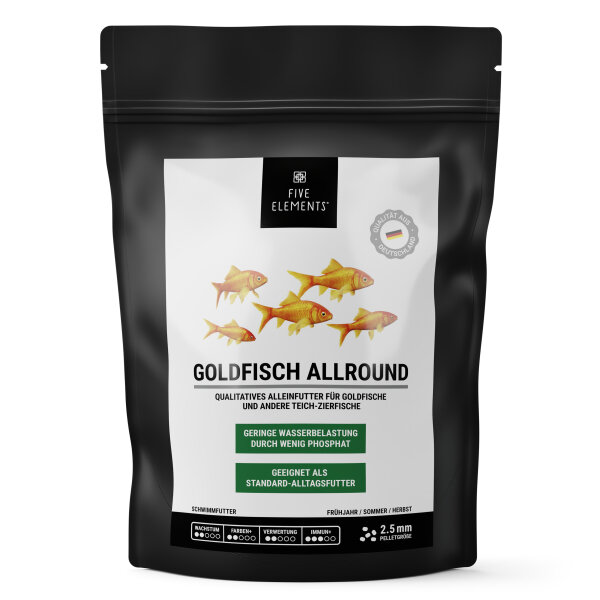 Goldfisch Allround | 1,4 kg | Beutel | Goldfisch-Futter | FIVE ELEMENTS