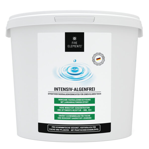 Intensiv-Algenfrei 5 kg | Fadenalgenvernichter | Granulat | FIVE ELEMENTS