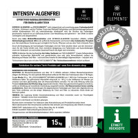 Intensiv-Algenfrei 15 kg | Fadenalgenvernichter | Granulat | FIVE ELEMENTS
