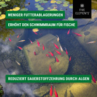 Intensiv-Algenfrei 15 kg | Fadenalgenvernichter | Granulat | FIVE ELEMENTS